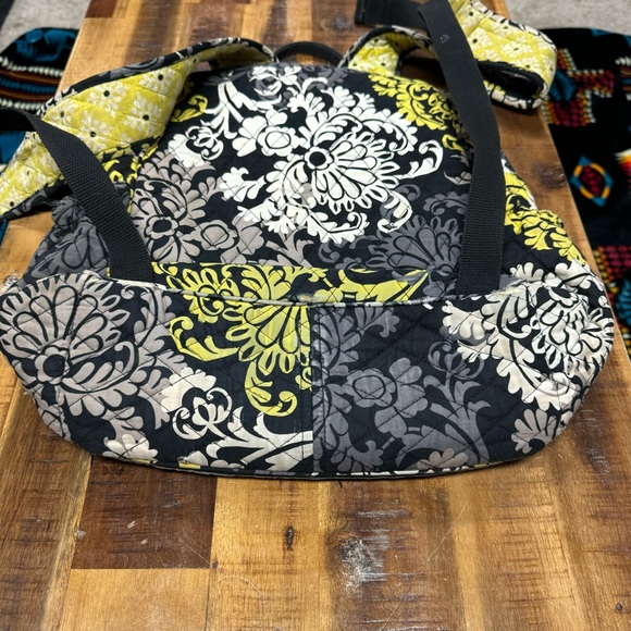 Vera Bradley Yellow & Black Backpack - Picture 8 of 11